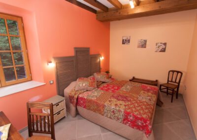 Chambre Prune du gîte Les Pruniers en Sologne