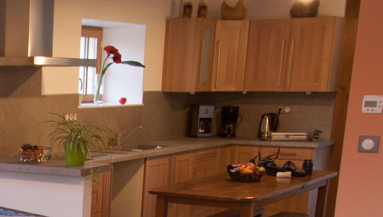 La cuisine du gîte les pruniers de Sologne Domaine des Mercier